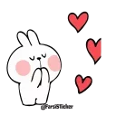 😘 emoji @Opstickerpacks ✨ Rabbit 🌸💫 Telegram sticker 17 of 24