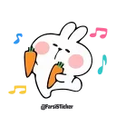 💃 emoji @Opstickerpacks ✨ Rabbit 🌸💫 Telegram sticker 11 of 24