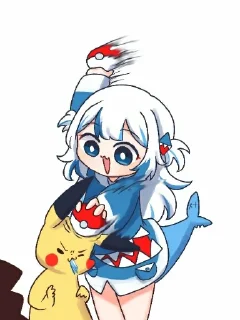 😡 emoji Gura和宝宝的奇奇怪怪 Telegram sticker 21 of 120