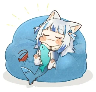 😴 emoji Gura和宝宝的奇奇怪怪 Telegram sticker 9 of 120