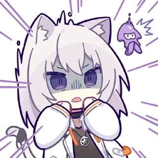 😱 emoji 小新喵(完整版) Telegram sticker 15 of 32