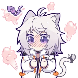 🥵 emoji 小新喵(完整版) Telegram sticker 19 of 32