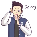 😟 emoji You and I Telegram sticker 21 of 42