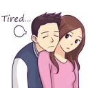 😞 emoji You and I Telegram sticker 17 of 42