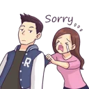 😟 emoji You and I Telegram sticker 19 of 42