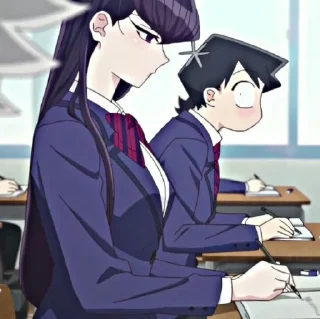 🐾 emoji Komi Shouko ◍⃘  @comyushou Telegram sticker 11 of 40