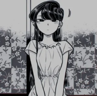 💭 emoji komi Shouko | @nanostickers Telegram sticker 23 of 41