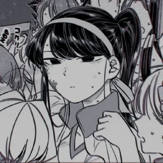 💭 emoji komi Shouko | @nanostickers Telegram sticker 12 of 41