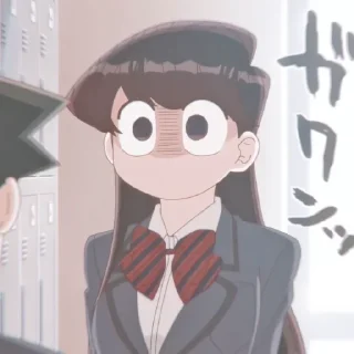 Sticker from Komi Shouko | @nanostickers