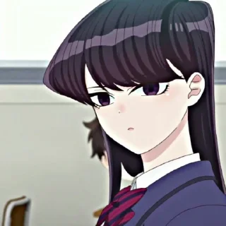 🐾 emoji Komi Shouko ◍⃘  @comyushou Telegram sticker 19 of 40