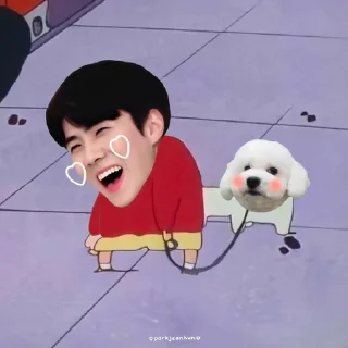 🔎 emoji Sehun cute · @liachy Telegram sticker 3 of 9