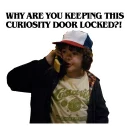 Sticker from Stranger Things