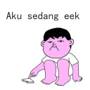 😂 emoji Aku sedang Telegram sticker 5 of 23
