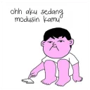 😂 emoji Aku sedang Telegram sticker 7 of 23