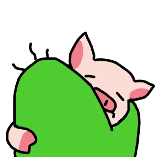 🤛 emoji 觀賞用連豬連狗腦魔 Telegram sticker 22 of 52