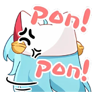 💢 emoji 草莓猫Taffy Telegram sticker 7 of 25