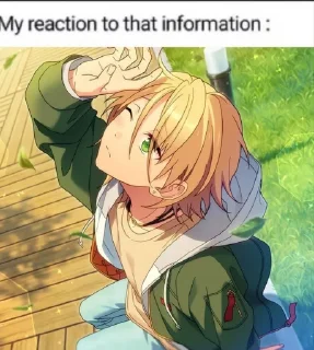 Sticker from My honest reaction