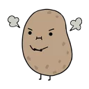 Sticker from Life is Potato