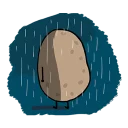 💧 emoji Life is Potato Telegram sticker 15 of 40