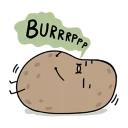 😴 emoji Life is Potato Telegram sticker 8 of 40
