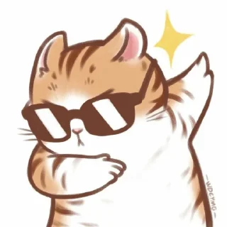 🥳 emoji miaww kale Telegram sticker 10 of 21