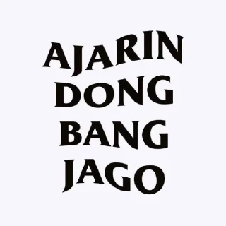 Sticker from Bang Jago