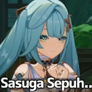 Sticker from Waifu Impact @imoutoudesu