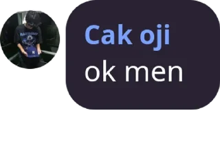 👍 emoji ojii said Telegram sticker 12 of 18