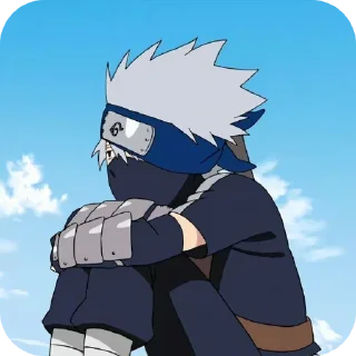 🙂 emoji Kakashi — @stckrRobot Telegram sticker 11 of 26