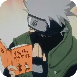 🫣 emoji Kakashi — @stckrRobot Telegram sticker 7 of 26