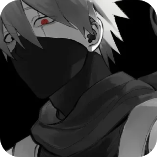 🙂 emoji Kakashi — @stckrRobot Telegram sticker 9 of 26