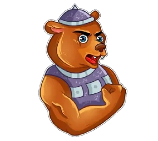Sticker from Bear