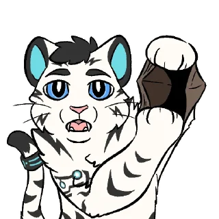 💸 emoji 白虎 WhiteTiger Telegram sticker 18 of 120
