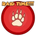 ⏰ emoji CLAW Telegram sticker 10 of 10