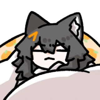 😴 emoji 云狼狼 @zhaxia_cn Telegram sticker 14 of 101