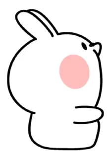 🐇 emoji spoiled rabbit @sheeslovess Telegram sticker 14 of 38