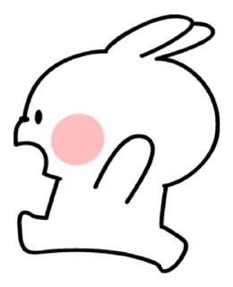 🐇 emoji spoiled rabbit @sheeslovess Telegram sticker 16 of 38