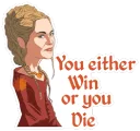 😓 emoji Game of Thrones Telegram sticker 6 of 27