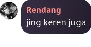 Sticker from rendang cuy