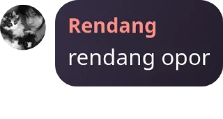 Sticker from rendang cuy