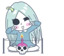 💀 emoji Creepy & Weird Telegram sticker 8 of 80
