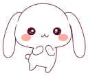 😳 emoji Ultra-small rabbit @tikelku Telegram sticker 24 of 41