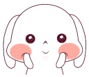 Sticker from Ultra-small rabbit @tikelku