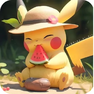 🎩 emoji Pikachu Telegram sticker 7 of 15