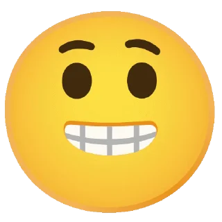 😁 emoji ᯼ ᵍᵒᵍᵍˡᵉЄᗰƠᒍƖƧ ┃@laddukadabba2 ᯼ Telegram sticker 19 of 50