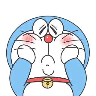 🥴 emoji 哆啦A梦🐱 Telegram sticker 9 of 13