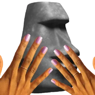 🗿 emoji onkar_xd moai Telegram sticker 17 of 65