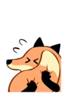 😣 emoji 狐狐好朋友 Telegram sticker 12 of 40
