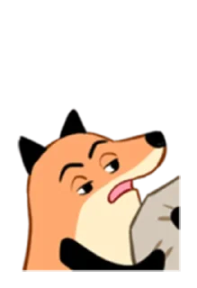 🤨 emoji 狐狐好朋友 Telegram sticker 18 of 40