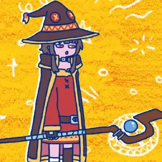 😆 emoji @sticker_freehk ED-この素晴らしい世界に爆焔を Telegram sticker 13 of 18